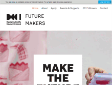 Tablet Screenshot of futuremakers.ie